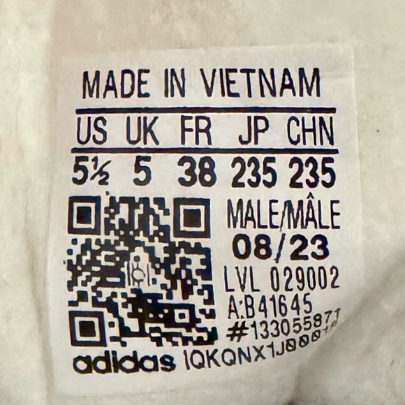 Adidas Gazelle Shoe - Burgundy - Size W6.5 / M5.5 - Gently Used, Great Condition - Picture 7 of 7